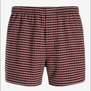 NWT EXPRESS STRETCH FLANNEL BOXERS SIZE LARGE 34-37 WAIST